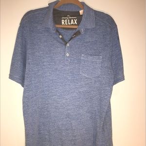 Tommy Bahama Casual Polo, Mens Blue Size Medium,